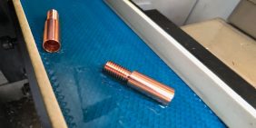 Turned parts in copper for BH Tungsten Grinders