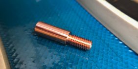 Turned part in copper for BH Tungsten Grinders