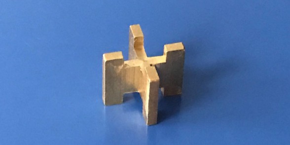 Cruciform Ball Stop - Brass | Aerospace