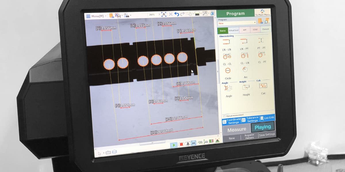 Keyence IM-7000 Series measurement system training