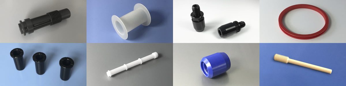 Plastic mill turned parts