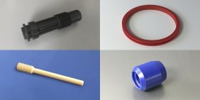 Plastic mill turned parts