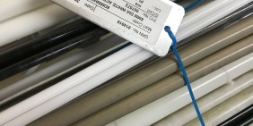 Stock bars in various plastic materials including acetal and nylon