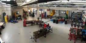 Team Derby motorsport car university headquarter