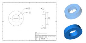 Aluminium shim pushrod turned parts for UoL 2017 Racing electric car